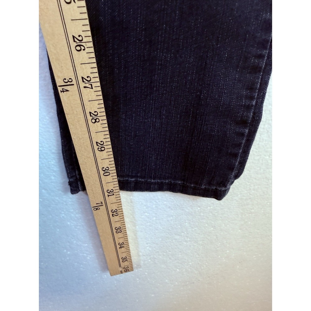 Aphrodite Women's Jeans Juniors Size 9 Blue 30x31 Dark Wash Distressed Made USA - Picture 5 of 9
